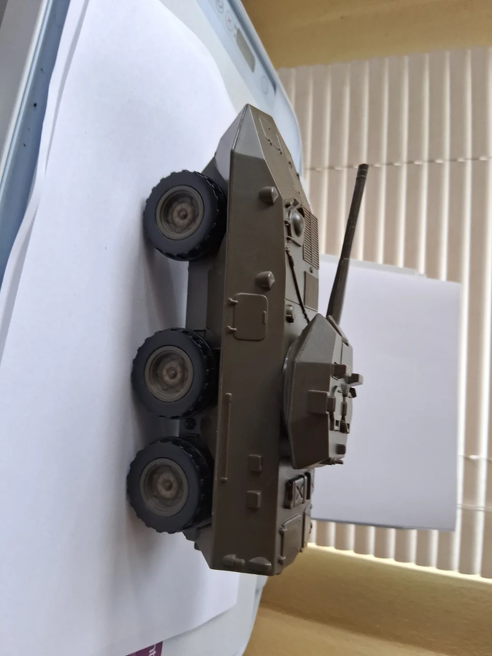 Russian Olive Green Military Toy Armored Vehicle for Kids 8 Long